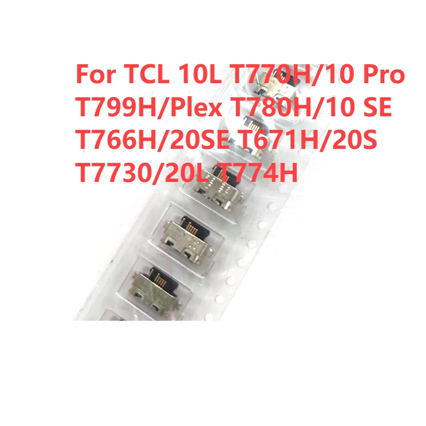 ซ็อกเก็ตชาร์จ USB สําหรับ TCL 10L T770H 10 Pro T799H Plex T780H 10 SE T766H 20SE T671H 20S T7730 20L