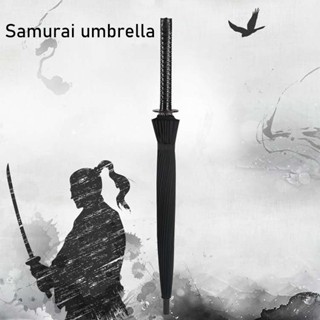LOCOFISH ☂️ร่ม☂️,ด้ามยาวร่มร่มร่มมีดร่มร่มดาบโฆษณาแอนิเมชั่ซามูไรสร้างสรรค์