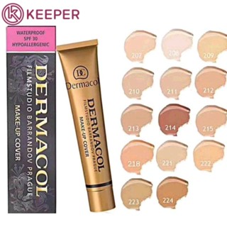 Dermacol คอนซีลเลอร์ปกปิดสูงกันน้ำครีมรองพื้นแต่งหน้า【 Keeper】