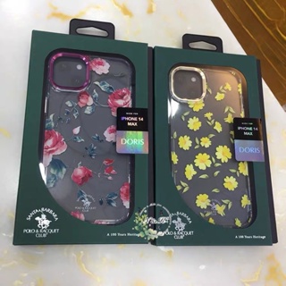 เคสใสขอบกล้องนูนพิมพ์ลายดอกไม้รุ่น14/14pro/14plus/14pro maxพร้อมส่ง