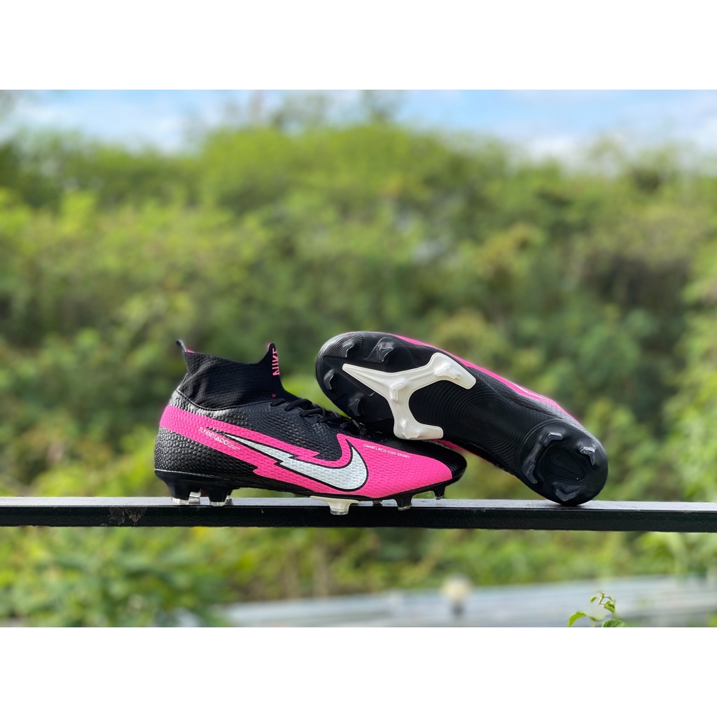 NIKE Kasut Bola Original Soccer Boots Long Nails outdoor football shoes รองเท้าสตั้ด รองเทาเตะบอล รองเท้าออกกำลังกาย