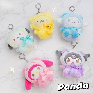 พวงกุญแจ จี้ตุ๊กตา Kuromi Pochacco Plushie Sanrio Melody Kitty สไตล์ญี่ปุ่น สําหรับตกแต่ง