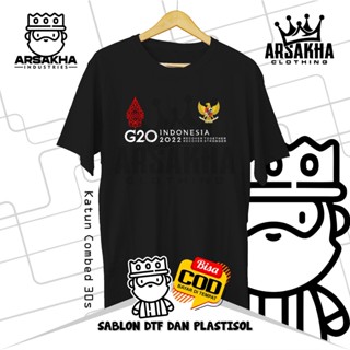 Kaos G20 ชุดเสื้อผ้า ผ้าฝ้าย สไตล์อินโดนีเซีย 30S - Arsakha