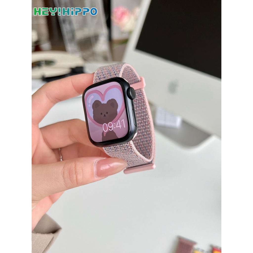 สายนาฬิกาข้อมือไนล่อน สําหรับ iwatch ultra 49 มม. iwatch series 8 7 6 se 5 4 3 45 มม. 41 มม. 40 มม. 44 มม. 42 มม. 38 มม.
