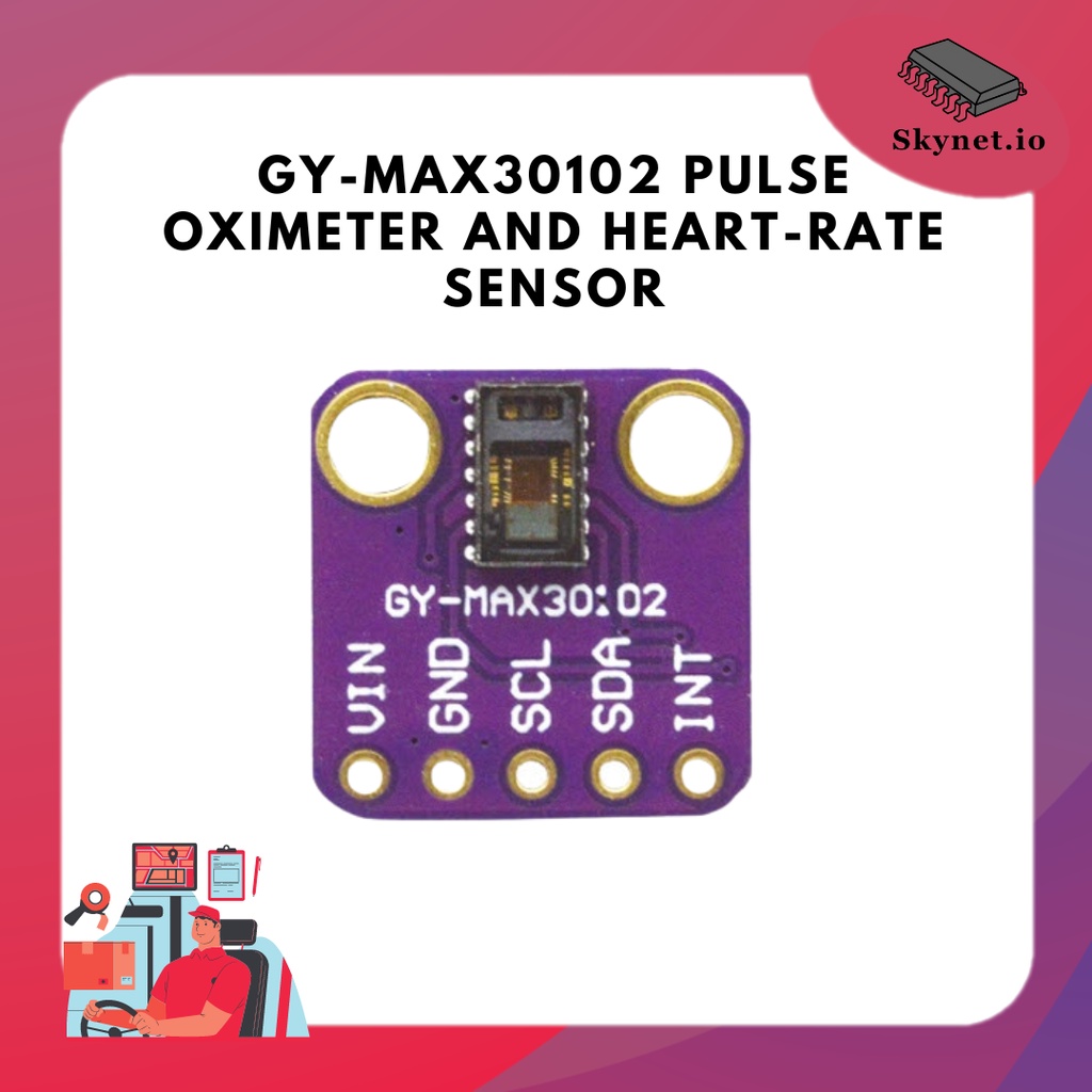 GY-MAX30102 Pulse Oximeter and Heart-Rate Sensor