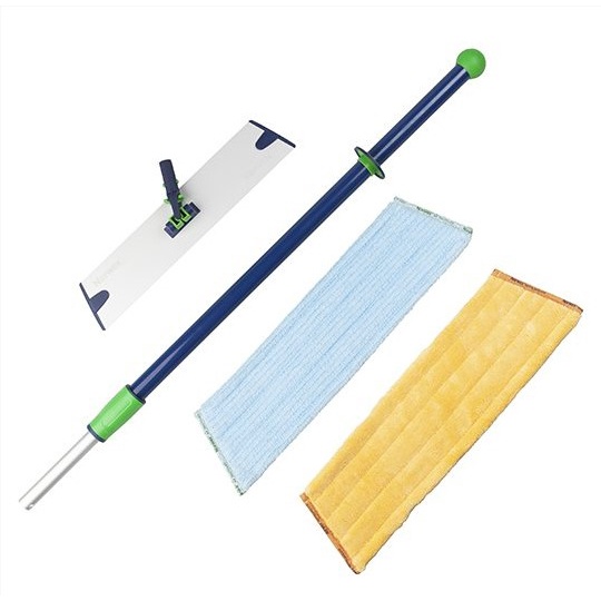 (เกรด A)ไม้ถูพื้นไมโครไฟเบอร์ด้ามยืดหดได้