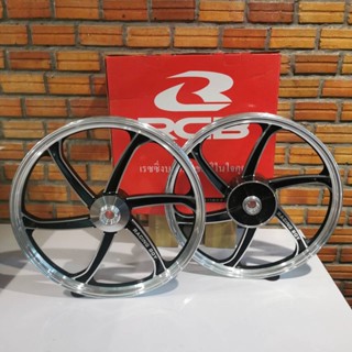 ล้อแม็ก (Racing Boy) ขอบ 17 CZ-I/WAVE 110-I NEW/W125I NEW ปลาวาฬ สีดำปัด เรซซิ่งบอย แท้