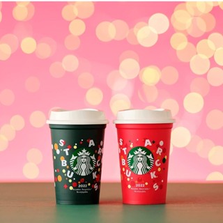 🌟พร้อมส่ง🌟 Starbucks reuseable cup &amp; origami drip coffee🎄🎅🏻 แก้วรียูสสตาร์บัคและกาแฟดริป