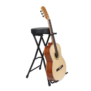 ✽Bass Guitar Stool Folk Guitar Stand Electric Acoustic Guitar Stool Piano Stand Folding Seat Guitar Stand Footstool