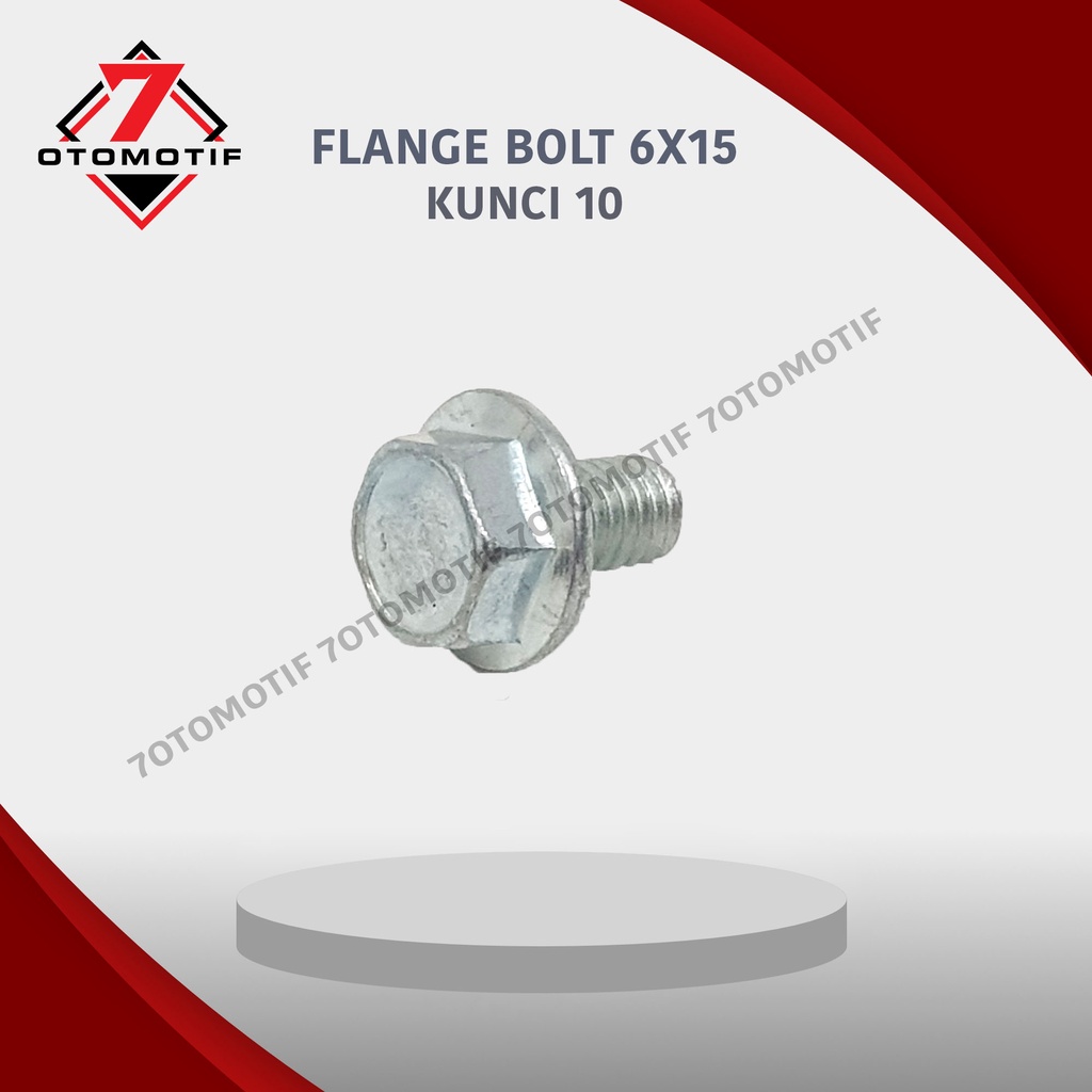 หน้าแปลน Bolt M6x15 Key 10 Bolt Cap 6x15 6mm M6