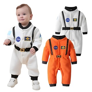 Baby Boys Astronaut Cosplay Costume Space Suit Rompers Toddler Infant Christmas Birthday Party Halloween