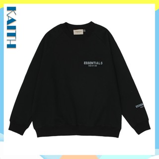 พร้อมส่ง เสื้อกันหนาวแขนยาว คอกลม ผ้าฝ้าย พิมพ์ลายตัวอักษร ส…