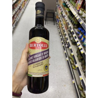 Balsamic ( Bertolli Brand ) 500 Ml. บาลสามิก วินิการ์ ( น้ำส้มสายชูหมัก จากไวน์องุ่น ) ตรา เบอร์ทอลลี่