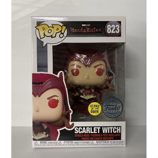 Funko Pop Scarlet Witch เรืองแสง Marvel WandaVision Exclusive 823