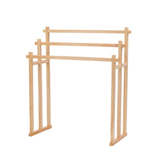 The Woods Tale ราวพาดผ้า 3 เส้น Towel rack จากไม้แท้ ธรรมชาติ