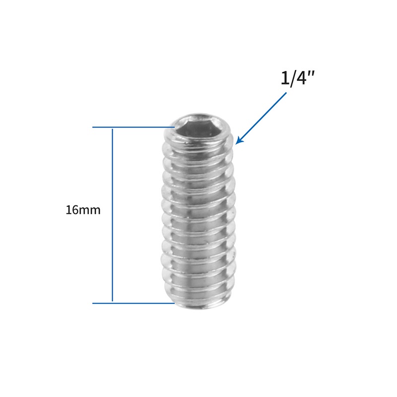 ขาตั้งกล้องวิดีโอ สกรู 1/4 นิ้ว CNC สําหรับกล้อง SLR ไฟ LED ไมโครโฟน