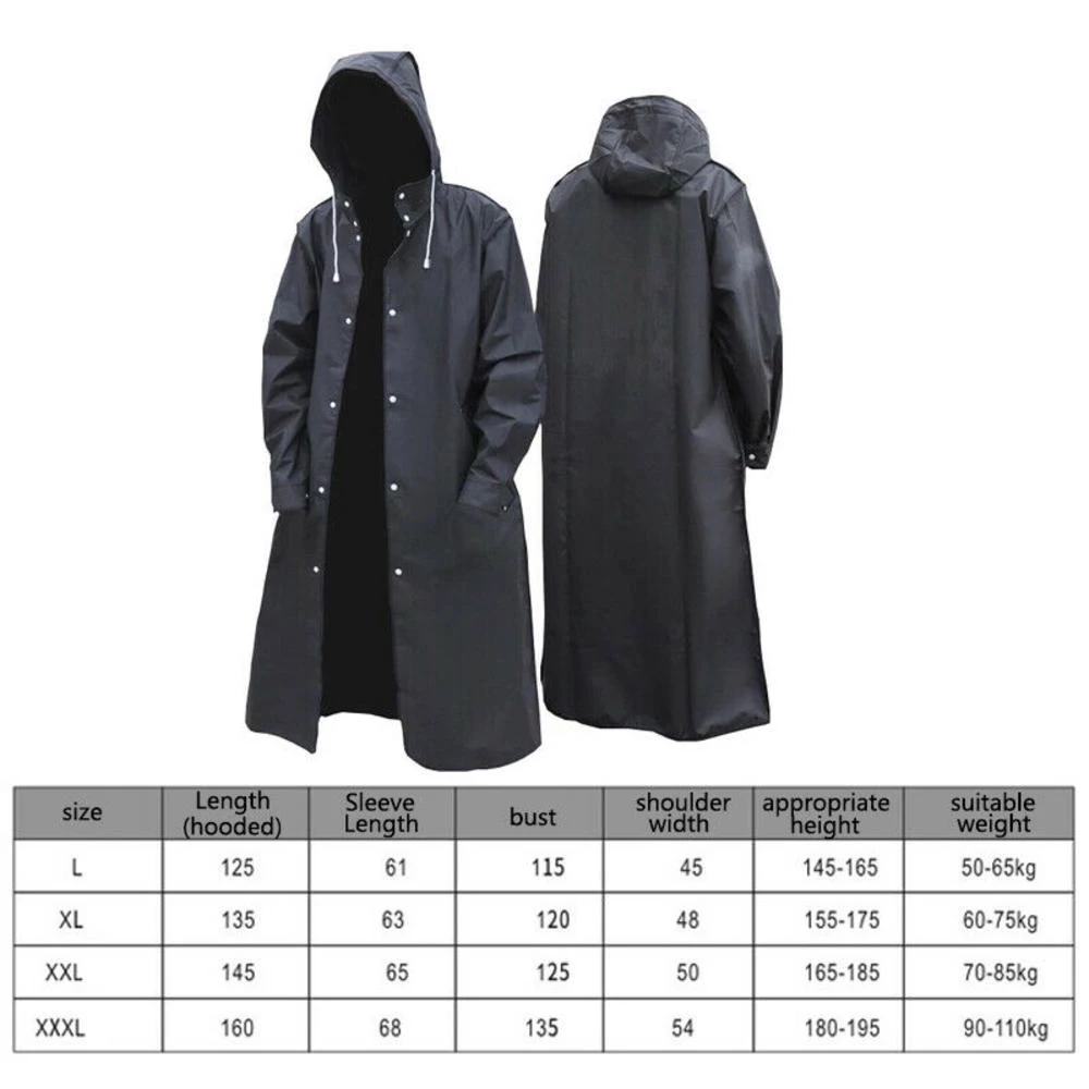 เสื้อกันฝน Trench Coat กันน้ำ สำหรับผู้ชายและผู้หญิง thumbnail 6