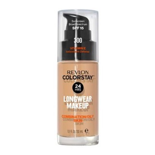 Revlon Colorstay Longwear Makeup #300 Golden Beige 30 ml. เรฟลอน คัลเลอร์สเตย์ ลองแวร์ เมคอัพ