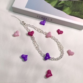 💜Heart Phone Charm 💜สายคล้องโทรศัพท์มือถือ