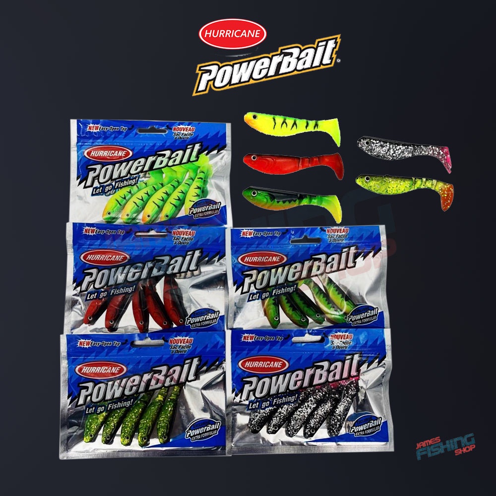 ปลายางบั้ง HURRICANE POWER BAIT 5ตัว/แพ็ค