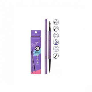 Cute Press Jet Set Slim Eyebrow Pencil #7525x : คิวท์เพรส เจ็ทเซ็ต สลิม อายเบราว์ ดินสอเขียนคิ้ว x 1 ชิ้น beautybakery