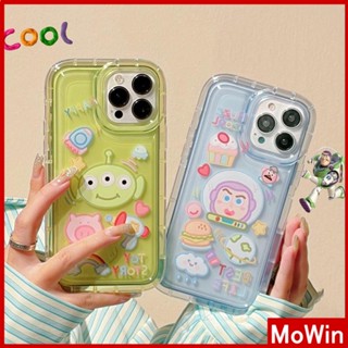 Mowin - เข้ากันได้สำหรับ เคสไอโฟน เคสไอโฟน11 สำหรับ iPhone 14 Pro Max เคส iPhone หนา TPU เคสนิ่ม เคสใสถุงลมนิรภัยกันกระแทกการ์ตูนน่ารักสำหรับ iPhone 13 Pro Max 12 Pro Max 11 Pro Max 7plus XR xs max