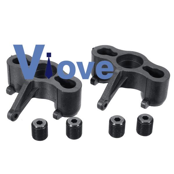 2PCS พวงมาลัยบล็อกพวงมาลัย Knuckles Hub Carrier EA1003 สําหรับ JLB Racing CHEETAH 1/10 Brushless RC 