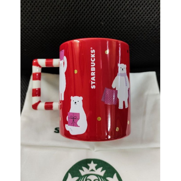 Starbucks Mug Gift Wrapping Bear 12 Oz. แท้