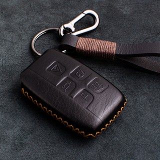 1 Pcs Genuine Leather Car Key Cover Key Case For Land Rover Range Rover Sport Evoque Freelander2 For Jaguar XF XJ XJL XE