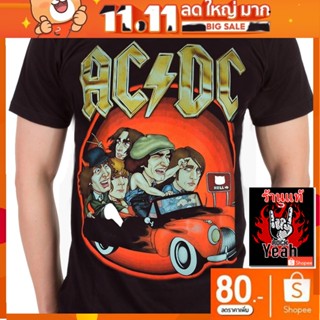 เสื้อวง Ac/Dc เสื้อผ้าแฟชั่น acdc เอซี/ดีซี เสื้อวินเทจ เสื้อยืดผช เสื้อวินเทจ RCM1070