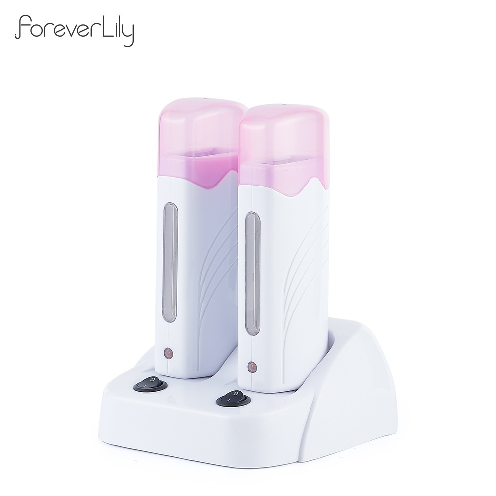 Foreverlily ใหม่ Double Seat Hot Wax Machine Big HEATING WAX MACHINE สําหรับกําจัดขน Salon Wax อุ่นแ