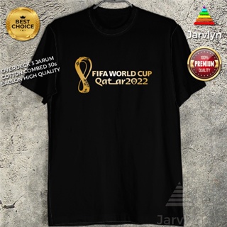 【cotton Tshirts👕】เสื้อยืด พิมพ์ลายฟุตบอล WORLD CUP QATAR WORLD CUP หน้าจอ 2022 พรีเมี่ยม สไตล์เยอรมนี