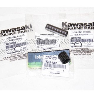 ปากกาลูกสูบไม้ไผ่ 15 มม. นินจา 150r Rl M Ss Rr Kawasaki 13033-1062 &amp; 13002-1091 &amp; 92036-005 2 ชิ้น