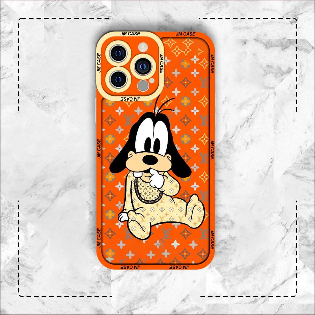 OPPO SAMSUNG XIAOMI JMCase Baby Goofy เคส iphone ขอบสี่เหลี่ยม LV