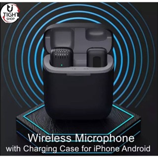 ไมค์หนีบปกเสื้อ ⭐ส่งไวจากไทย⭐ใหม่ ไมค์ J13 2IN1 Wireless Microphone Live Broadcast Gaming Mic สำหรับโทรศัพท์