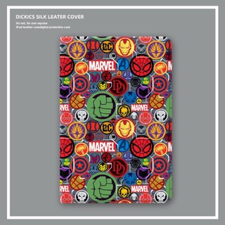 The Avengers เคสไอแพด 10.2 gen 7/8/9 Tide brand case mini 1/2/3 4/5/6 air 4 5 เคส pro 11 gen10 เคส หลังใส มีช่องใส่ปากกา