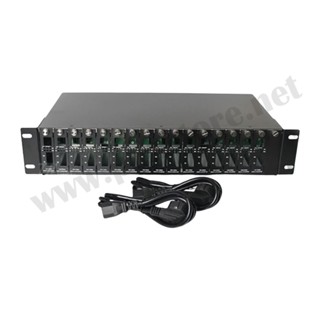 RACK MOUNT MEDIA CONVERTER 16 SLOT ขนาด 2U แบบเสียบ MEDIA เปลือย