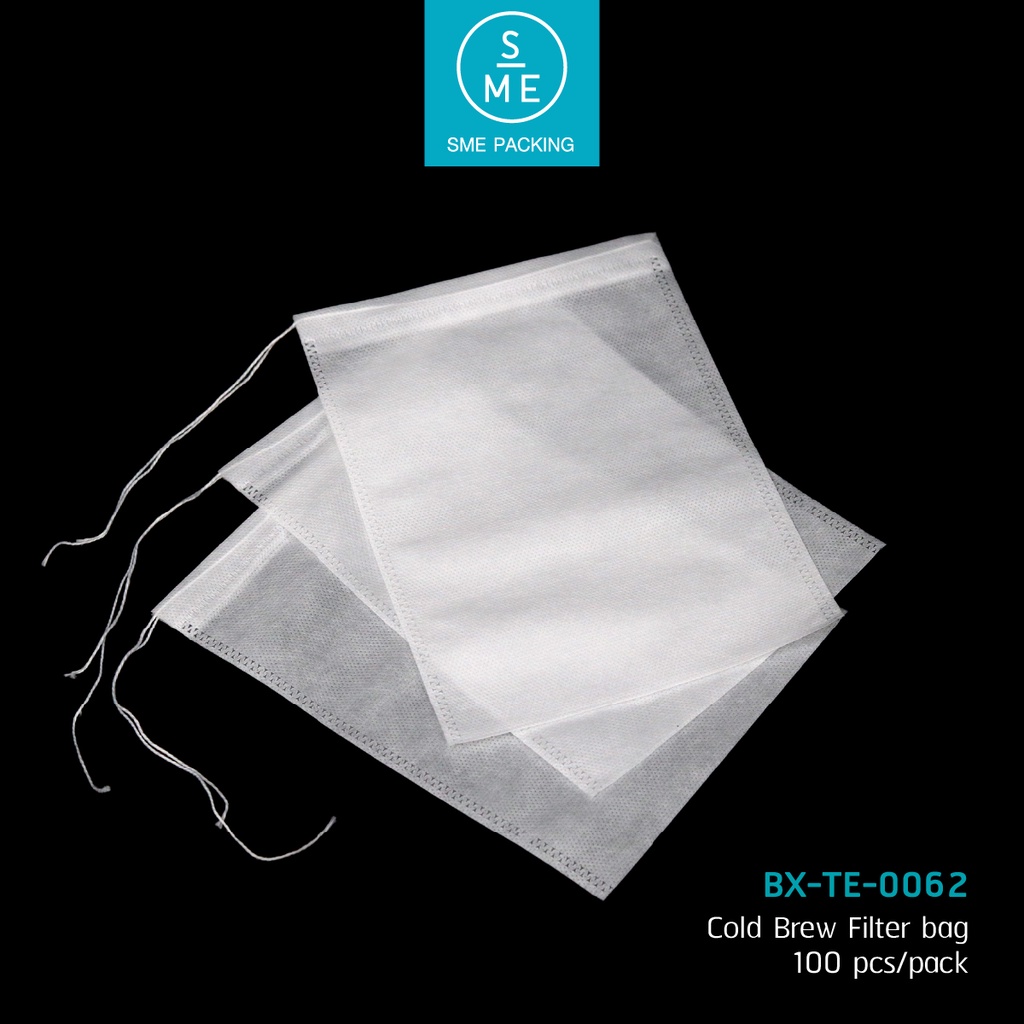 SME Packing | ถุงกรองสำหรับกาแฟ แพ็ค 100 ชิ้น (Cold Brew Filter Bag) ขนาด 11*15 Cm - รูปที่ 6