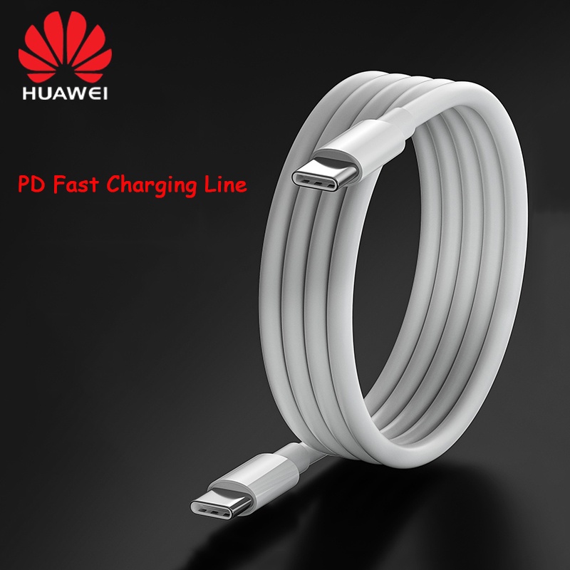 Original Huawei ประเภท C ถึง USB C สาย 3.3A Super Fast Charging Data Line สําหรับ Matebook 13 14 15 Pro EX Honor MagicBook xiaomi