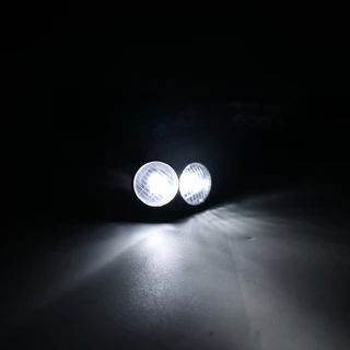 Myhrc ไฟสปอตไลท์ LED ทรงกลม พร้อมตัวยึด สําหรับรถไต่หินบังคับ 1/10 Traxxas TRX4 TRX6 Axial SCX10 III YK4082 Tamiya CC01