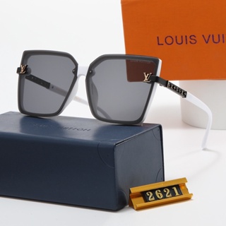 ใหม่ lv แว่นตากันแดดแฟชั่น ทรงสี่เหลี่ยม สไตล์เกาหลี คุณภาพสูง สําหรับผู้ชาย และผู้หญิง