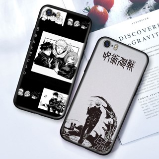 เคสโทรศัพท์มือถือ แบบนิ่ม พิมพ์ลายอนิเมะ Jujutsu Kaisen สีดํา สําหรับ OPPO F5 A73 F7 F9 A7X F11 A9 F17 A74 A95 F19 Pro WS2