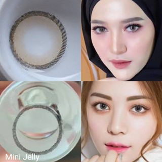 คอนแทคเลนส์ รุ่น Mini Jelly สีเทา/ตาล Gray/Brown มีค่าสายตา (0.00)-(10.00)