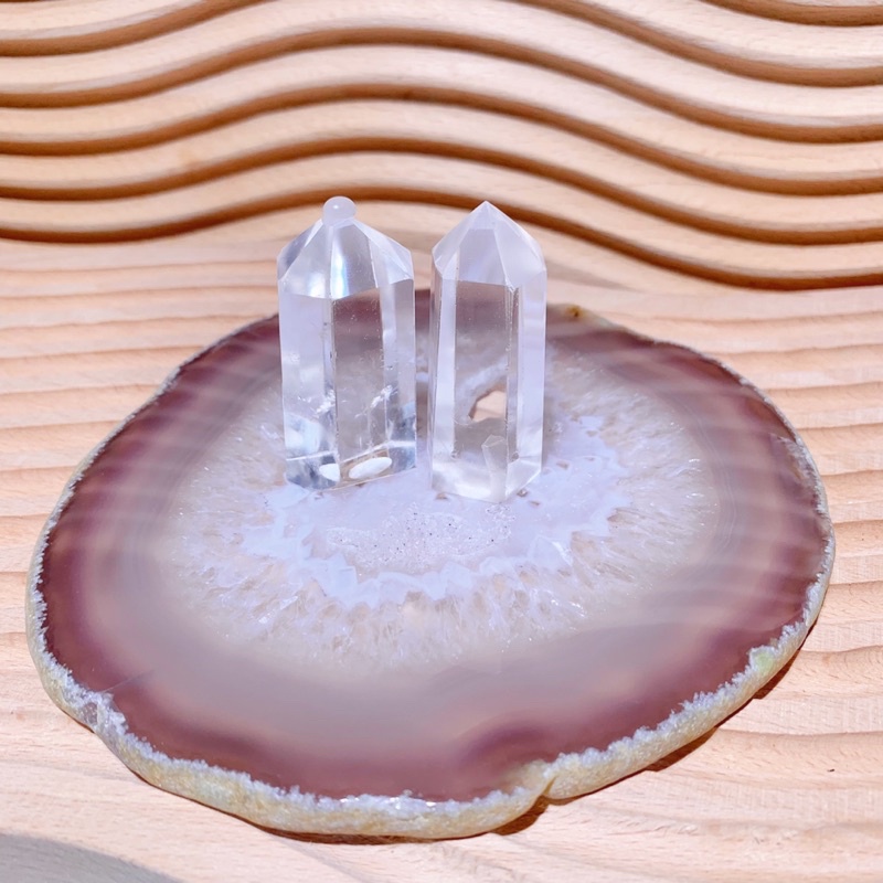 [db] Agate Slab Agate Slice แผ่นคริสตัล Coaster หินคริสตัลธรรมชาติ
