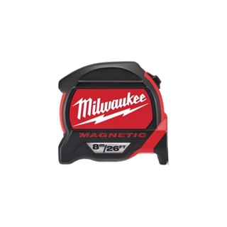 MILWAUKEE No.48-22-0626 8m/26ft Compact Magnetic Tape Measure Factory Gear By Gear Garage