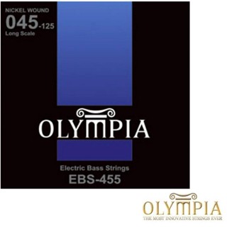 Olympia® EBS-455 สายเบส 5 สาย Nickel Wound ของแท้ 100% Long Scale 045-125