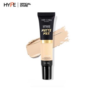 บีบี ครีม คอนซีลเลอร์ Nee Cara Matte Max Concealer BB Cream เนื้อบางเบา คุมมัน 30 g.