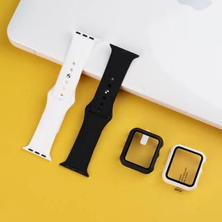 กรณี + สายรัดข้อมือสำหรับ iWatch Series 11/10/9/8/7/6/5/4/3 / SE Ultra 49mm 46mm 45mm 41mm 49mm 44mm 40mm 42mm 38mm