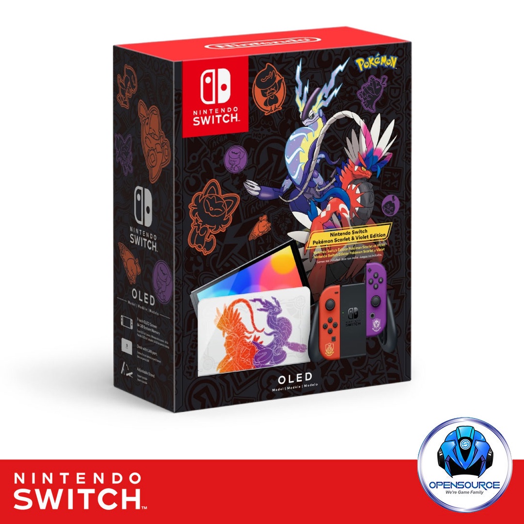 [พร้อมส่ง]เครื่องเกมส์ Nintendo SWITCH : OLED Model Pokémon Scarlet & Violet Edition (ประกันศูนยไทย 1 ปีครับ)