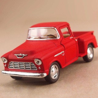 โมเดลรถ 1955 Chevy Stepside pickup โมเดลรถกระบะ ของเล่นสําหรับเด็กผู้ชาย